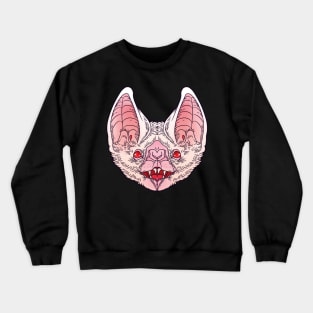 Albino vampire bat face Crewneck Sweatshirt